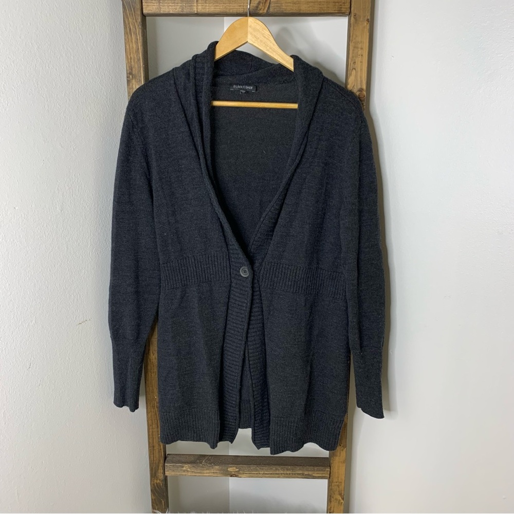 Eileen Fisher Knit Cardigan Size M